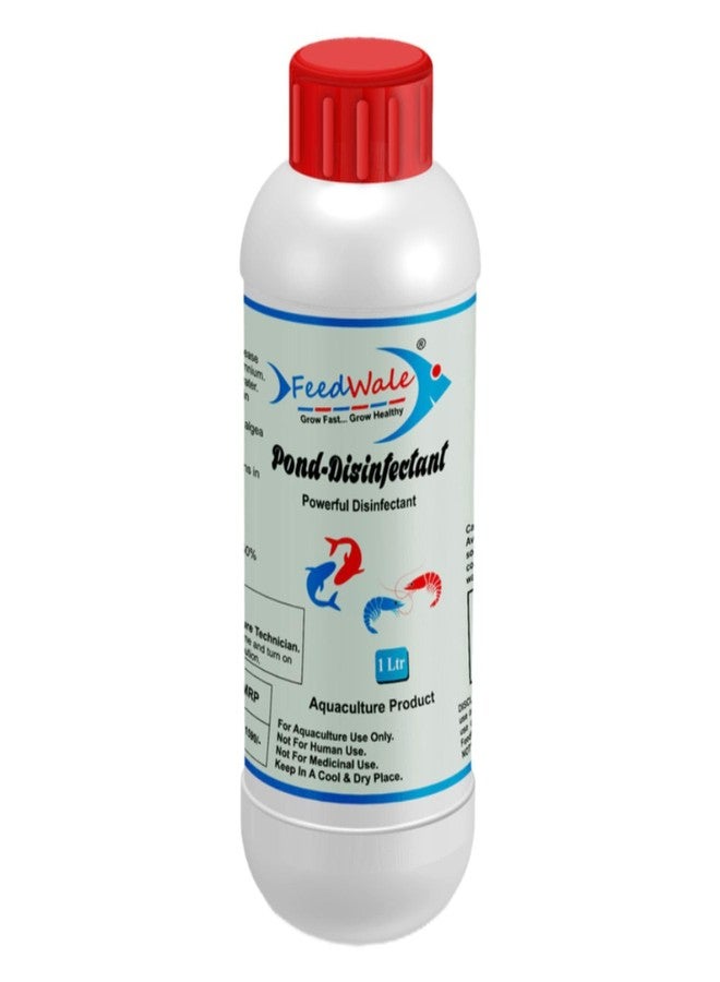 FeedWale BKC 50% Pond Disinfectant for Aquaculture Ponds and Biofloc Fish Water Treatment - Image 1